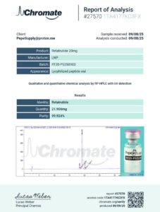 Item #01R20 <br> 20mg