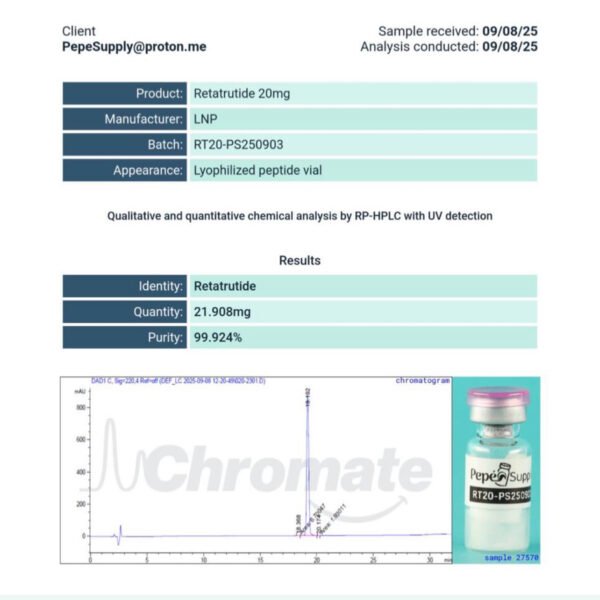 Item #01R20 <br> 20mg