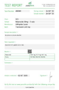 Item #01R30 <br> 30mg