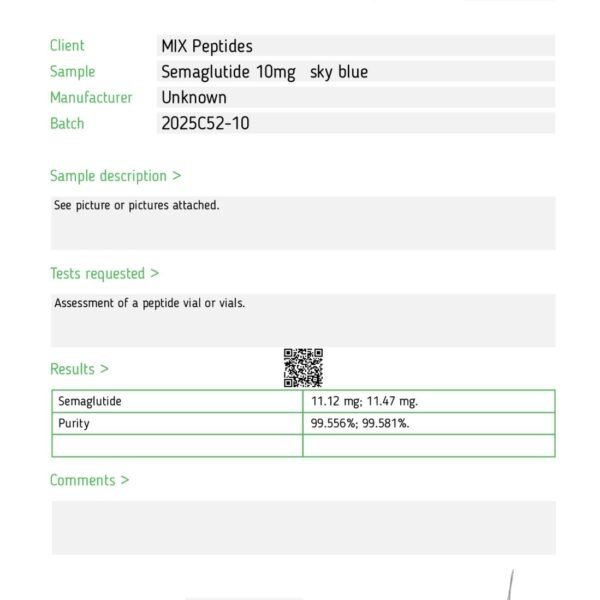 Item #03S10 <br> 10mg