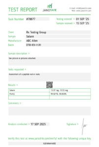 selank yellow cap Item #18 <br> 10mg