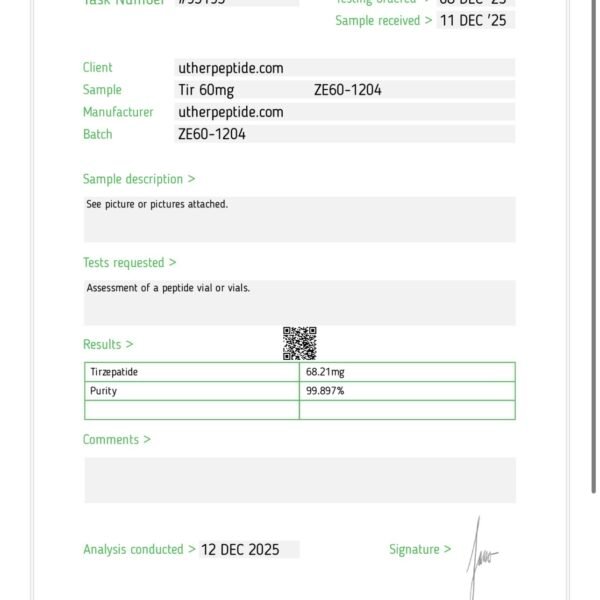 Screenshot Tirzepatide<br>60mg