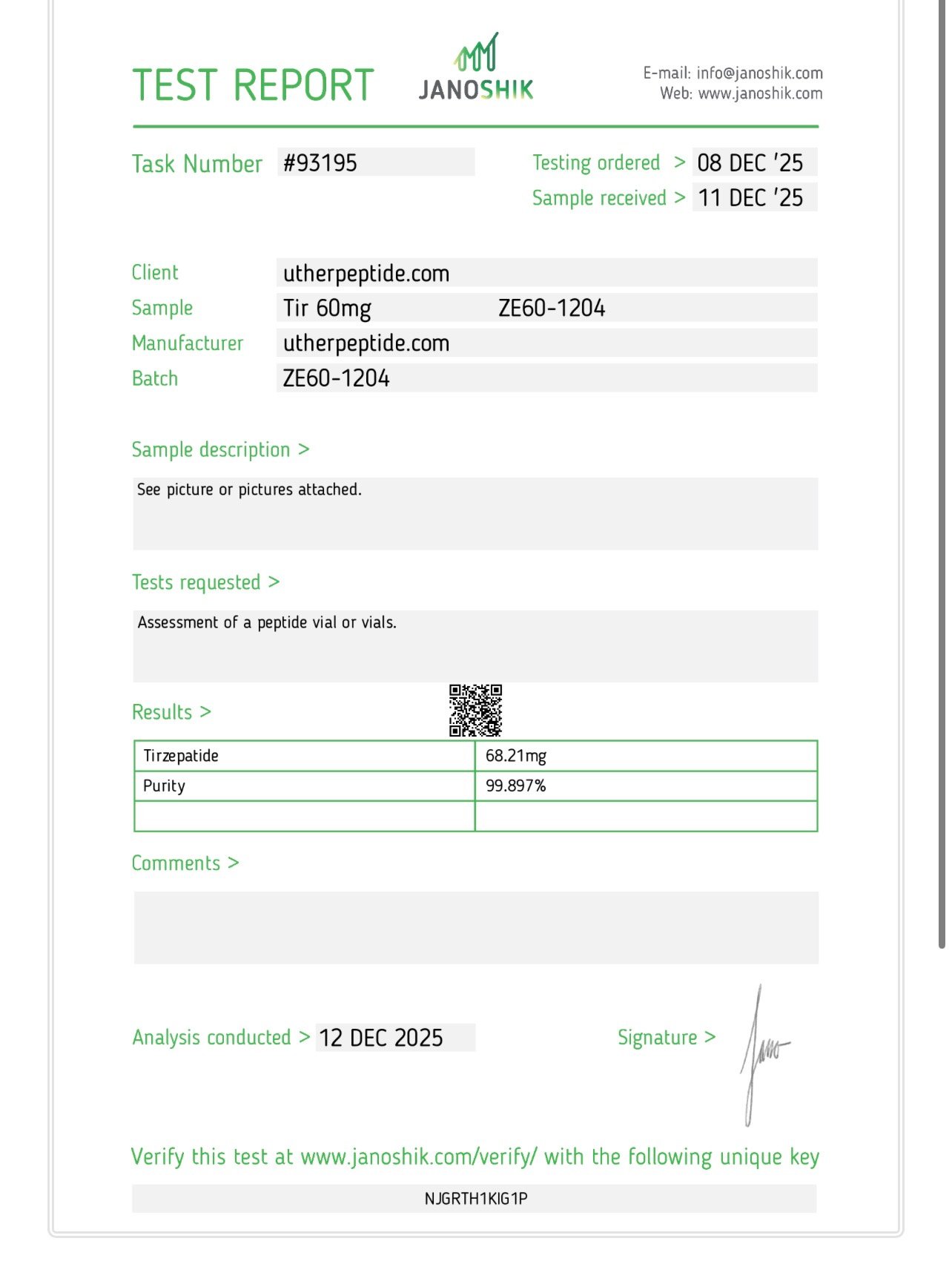 Screenshot Tirzepatide<br>60mg