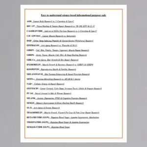 Informational Purpose ONLY <br> FREE to Download/Print